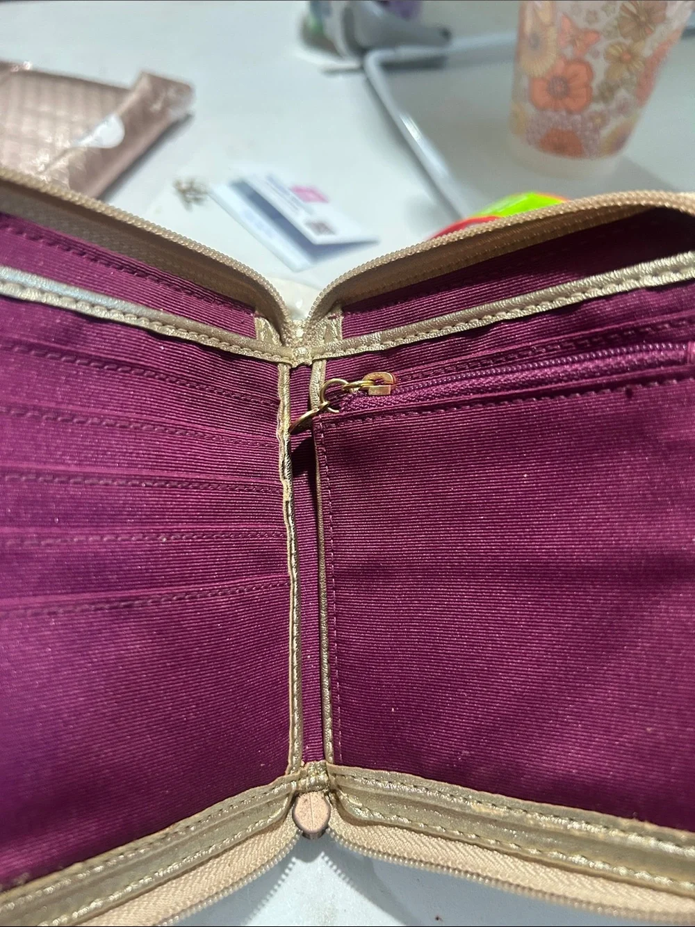 Coach Poppy Graphic Canvas wallet